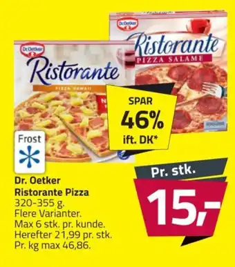 Fleggaard Dr. Oetker Ristorante Pizza tilbud