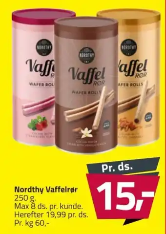Fleggaard Nordthy Vaffelrør tilbud
