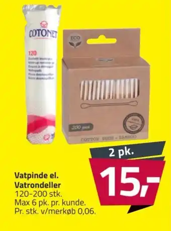 Fleggaard Vatpinde el. Vatrondeller tilbud