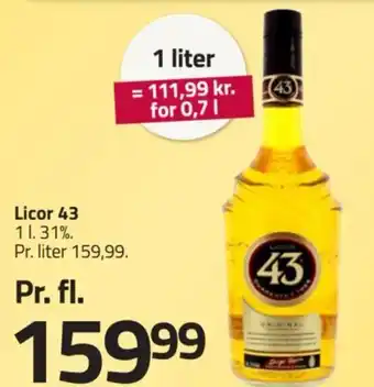 Fleggaard Licor 43 tilbud