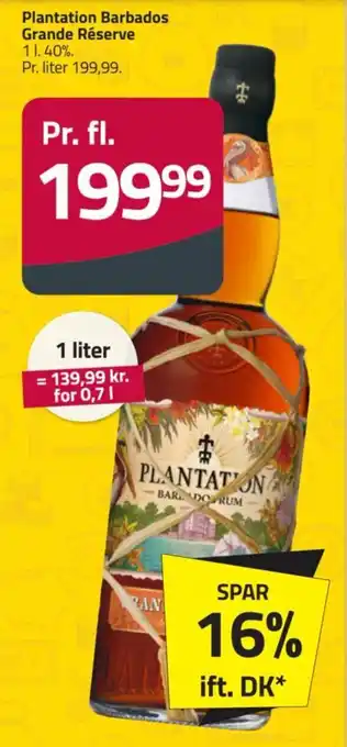 Fleggaard Plantation Barbados Grande Réserve tilbud