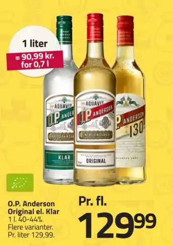 Fleggaard O.P. Anderson Original el. Klar tilbud