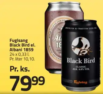 Fleggaard Fuglsang Black Bird el. Albani 1859 tilbud