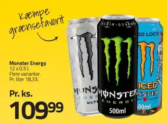 Fleggaard Monster Energy tilbud