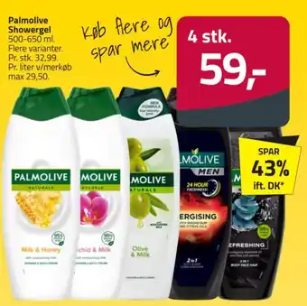 Fleggaard Palmolive Showergel tilbud