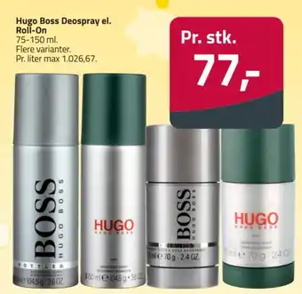 Fleggaard Hugo Boss Deospray el. Roll-On tilbud