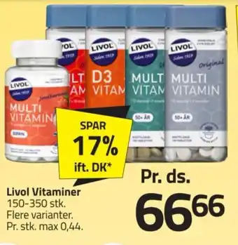 Fleggaard Livol Vitaminer tilbud