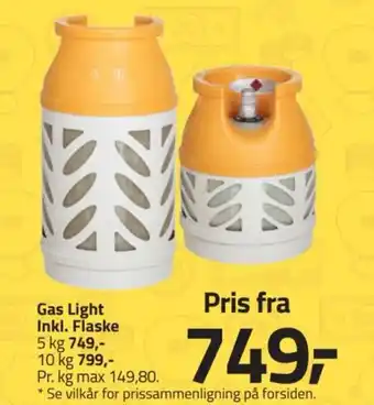 Gas Light Inkl. Flaske