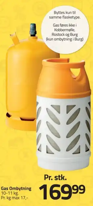 Fleggaard Gas Ombytning tilbud