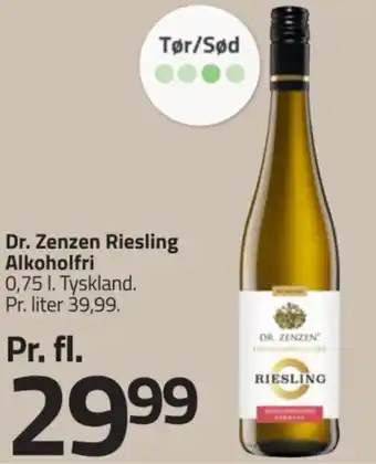 Fleggaard Dr. Zenzen Riesling Alkoholfri tilbud