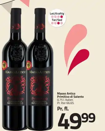 Fleggaard Masso Antico Primitivo di Salento tilbud