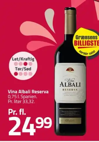 Fleggaard Vina Albali Reserva tilbud