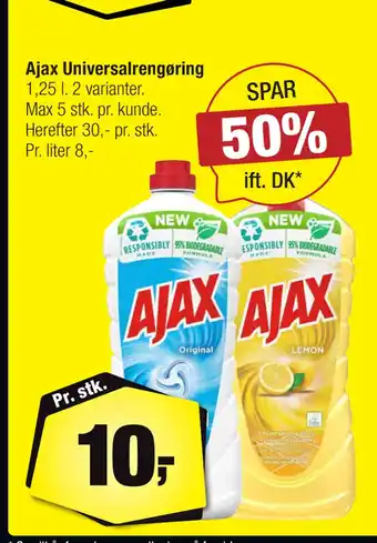 Calle Ajax Universalrengøring tilbud
