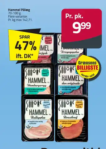 Fleggaard Hammel Pålæg tilbud