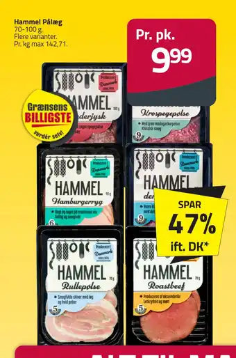 Fleggaard Hammel Pålæg tilbud
