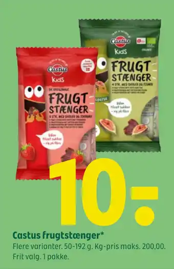 Coop 365 Castus frugtstænger tilbud