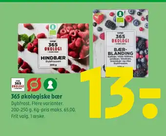 Coop 365 365 økologiske bær tilbud