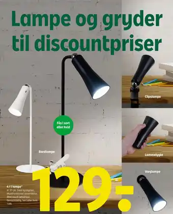 Coop 365 4 i 1 lampe tilbud