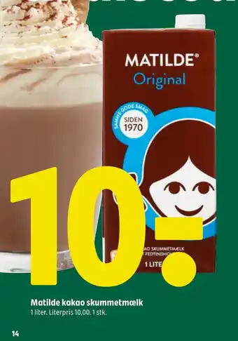 Coop 365 Matilde kakao skummetmælk tilbud
