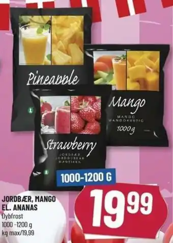 Løvbjerg Jordbær, Mango El. Ananas 1000-1200g tilbud