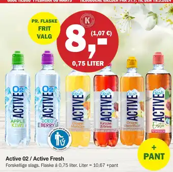 Købmandsgården Active 02 / Active Fresh tilbud