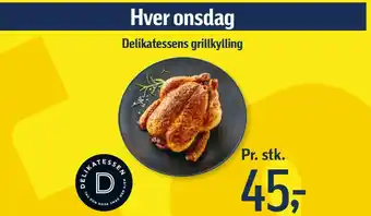Føtex Delikatessens grillkylling tilbud