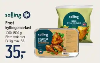 Føtex Frost kyllingemarked tilbud
