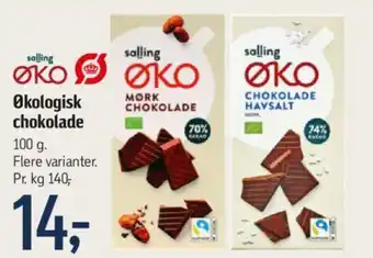 Føtex Økologisk chokolade tilbud