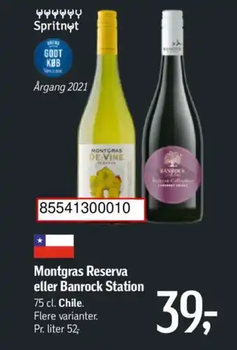 Føtex Montgras Reserva eller Banrock Station tilbud