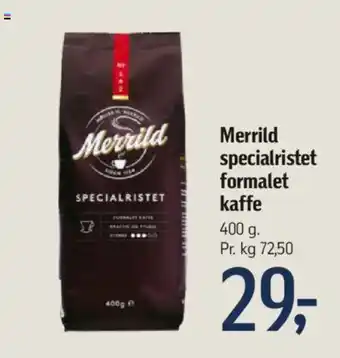 Føtex Merrild specialristet formalet kaffe tilbud