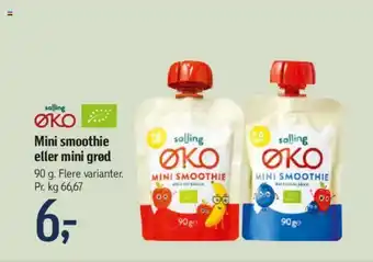 Føtex Mini smoothie eller mini grød tilbud