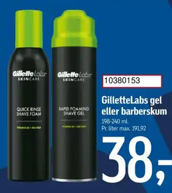 GilletteLabs gel eller barberskum