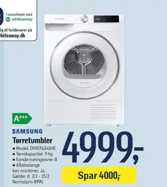 Føtex SAMSUNG Tørretumbler tilbud