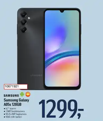 Føtex Samsung Galaxy A05s 128GB tilbud