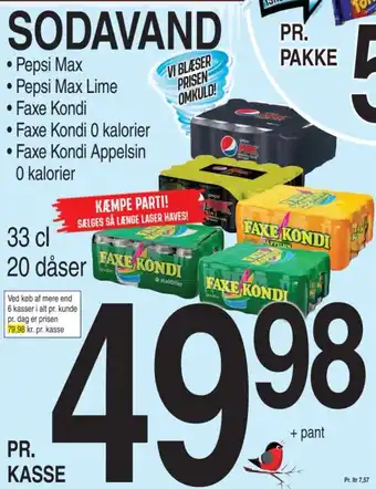 ABC Lavpris SODAVAND tilbud