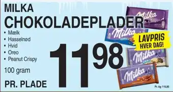 ABC Lavpris MILKA CHOKOLADEPLADER tilbud