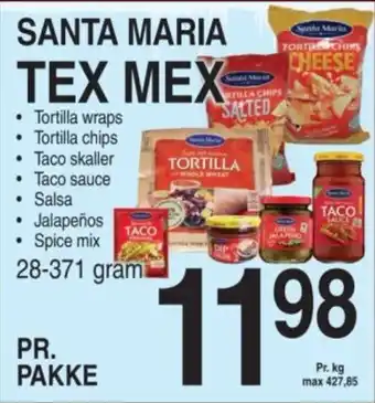 ABC Lavpris SANTA MARIA TEX MEX tilbud
