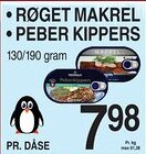 ABC Lavpris RØGET MAKREL tilbud
