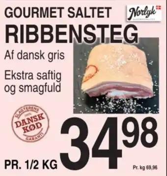 ABC Lavpris GOURMET SALTET RIBBENSTEG tilbud