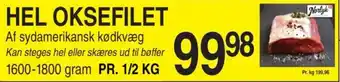 ABC Lavpris HEL OKSEFILET tilbud