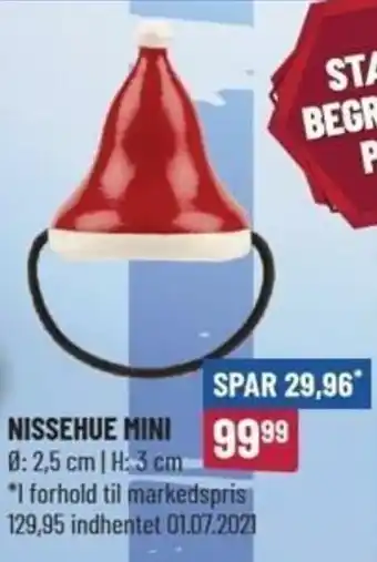 Løvbjerg Nissehue Mini tilbud