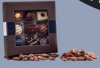 Aalborg Chokoladen æske Med 9 Stk. Dessertchokolade