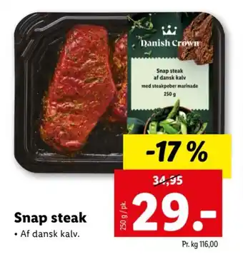 Lidl Snap steak tilbud