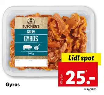 Lidl Gyros tilbud