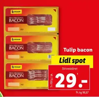 Lidl Tulip bacon tilbud