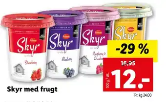 Lidl Skyr med frugt tilbud