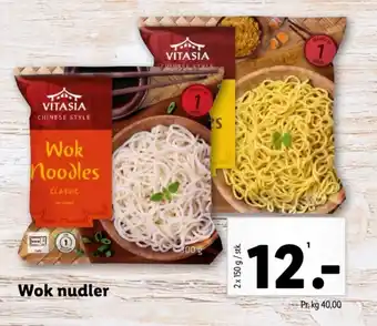 Lidl Wok nudler tilbud