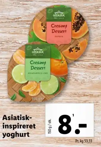 Lidl Asiatisk- inspireret yoghurt tilbud