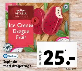 Lidl Ispinde med dragefrugt tilbud