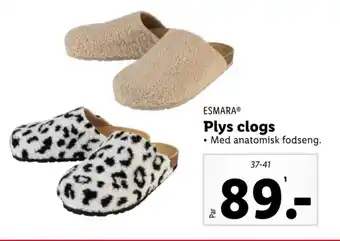 Lidl Plys clogs tilbud